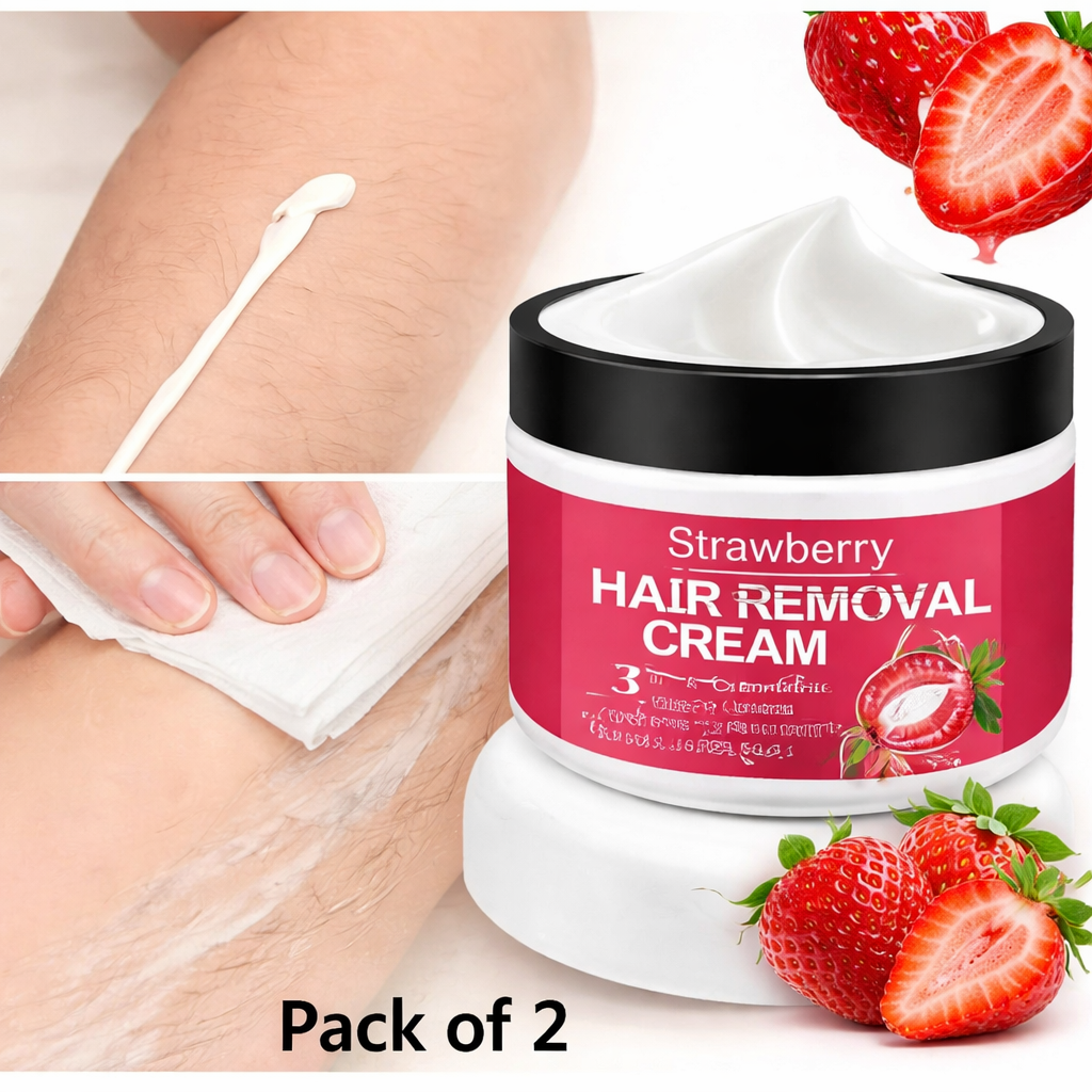 Strawberry Hair Removal Cream Pack Of 2